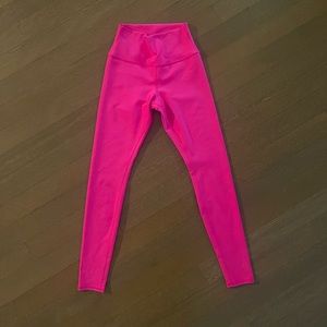Alo Hot Pink Leggings